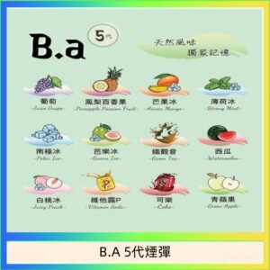 B.A 5代主機煙彈電子煙一盒三顆